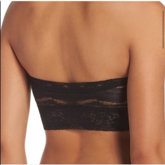 Free People Black Scalloped Lace Bandeau - Picture 8 of 12
